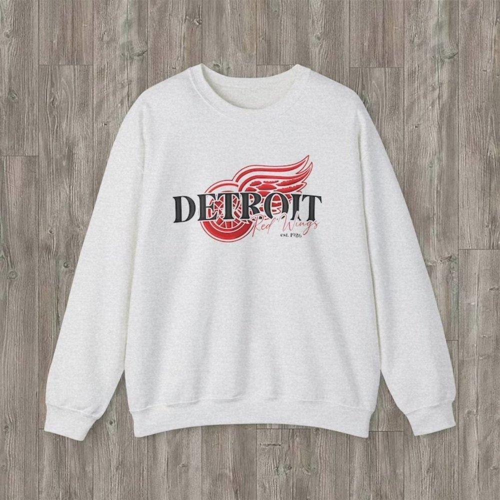 Detroit Red Wings Hockey Hockey Him Hockey Sweatshirt H578